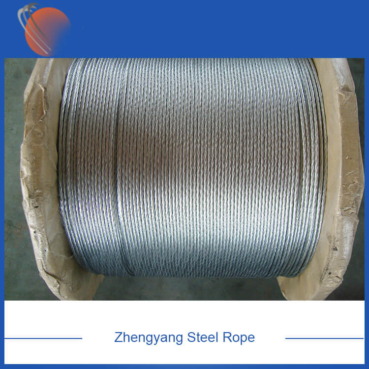 ASTM A475 Seng Dilapisi Kawat Baja Strand